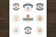 36 Restaurant Logos and Badges, a Branding & Logo Template by Vasya Kobelev (Thumbnail 2 of 19)