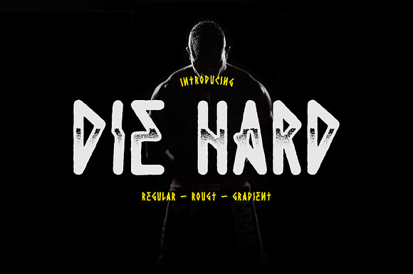 Die Hard Typeface preview 8
