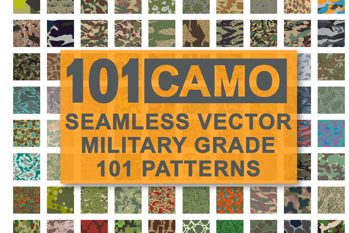 101 Camo Patterns, a Graphic by Article Reform (Photo 1 of 4)
