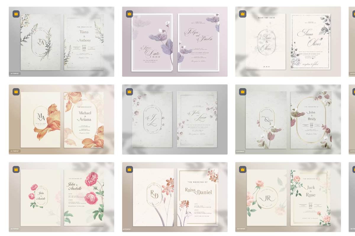 Wedding Invitation Ultimate Bundle, an Invitation Template by EvitePapery (Photo 2 of 10)