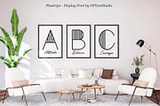 Pinstripe - Creative Display Font, a Font by OPY ArtStudio (Thumbnail 3 of 5)