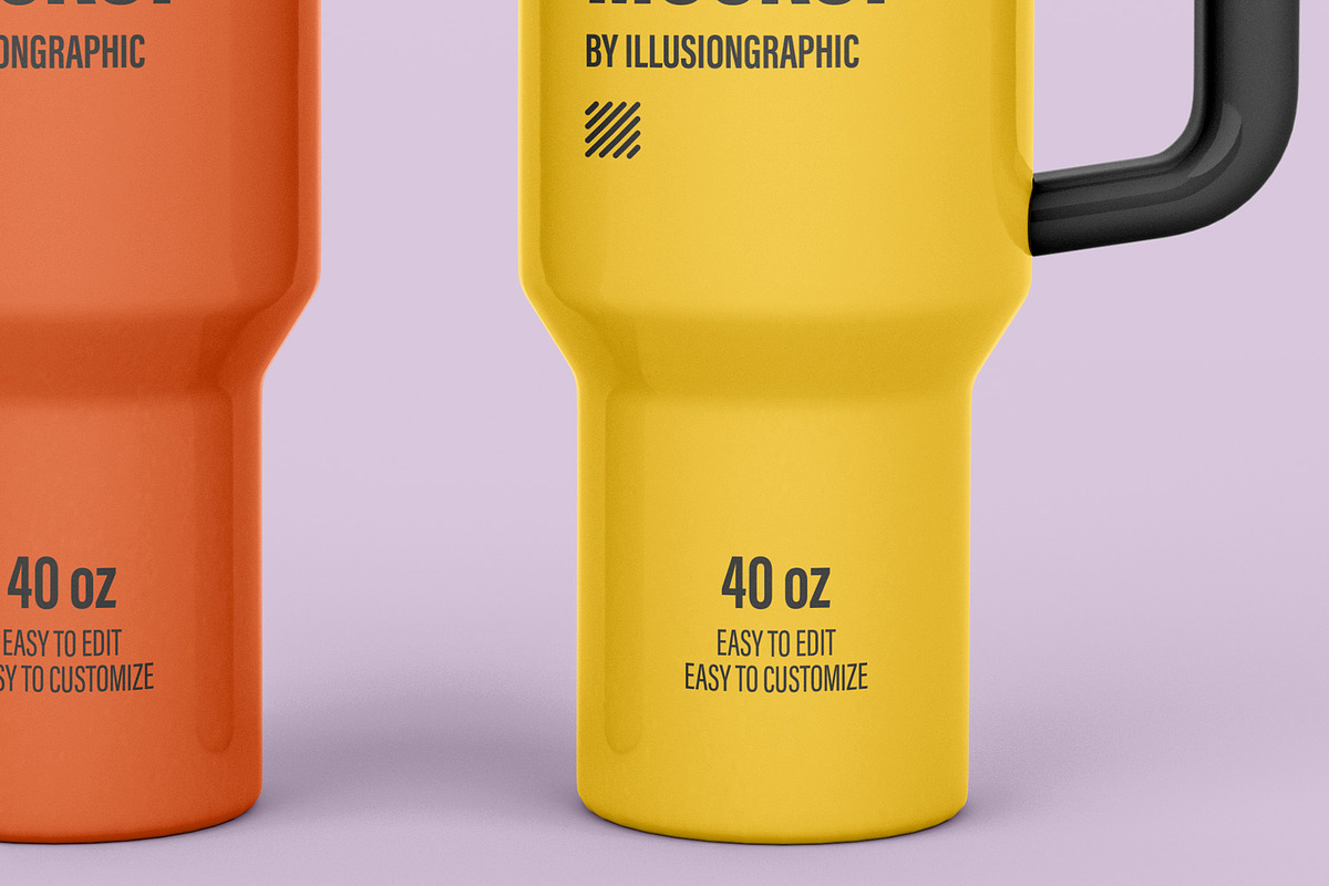 Tumbler Mockup - 6 views, a Cups & Container Mockup by Illusiongraphic (Photo 13 of 17)