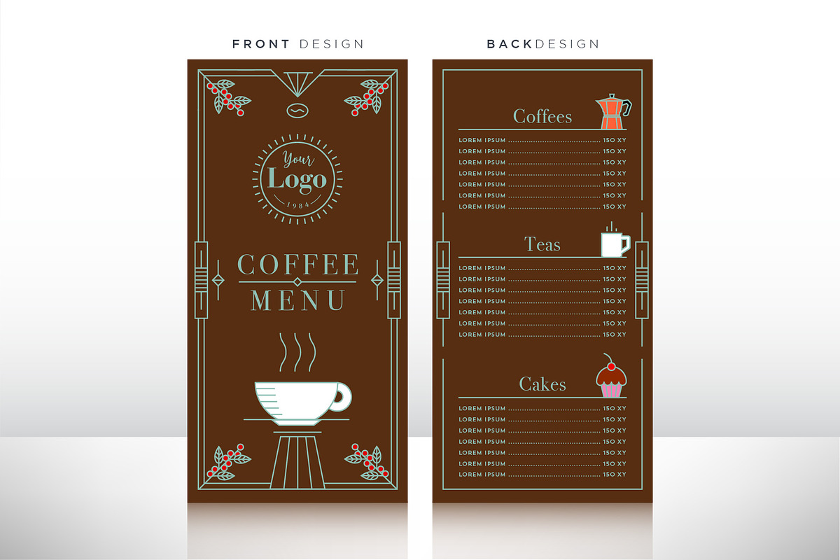 90 Linear Style Menu Designs, a Templates & Theme by Kursat Unsal (Photo 13 of 23)