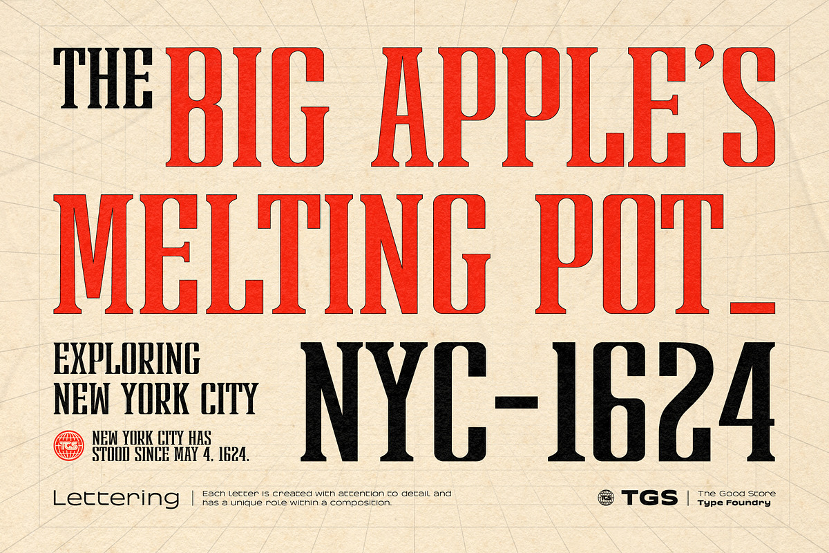 Retroristic Typeface, a Serif Font by The Good Store (Photo 6 of 11)