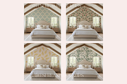 Bedroom Wallpaper Mockup Bundle, a Household Mockup by ItsFreakinMockups (Thumbnail 2 of 5)