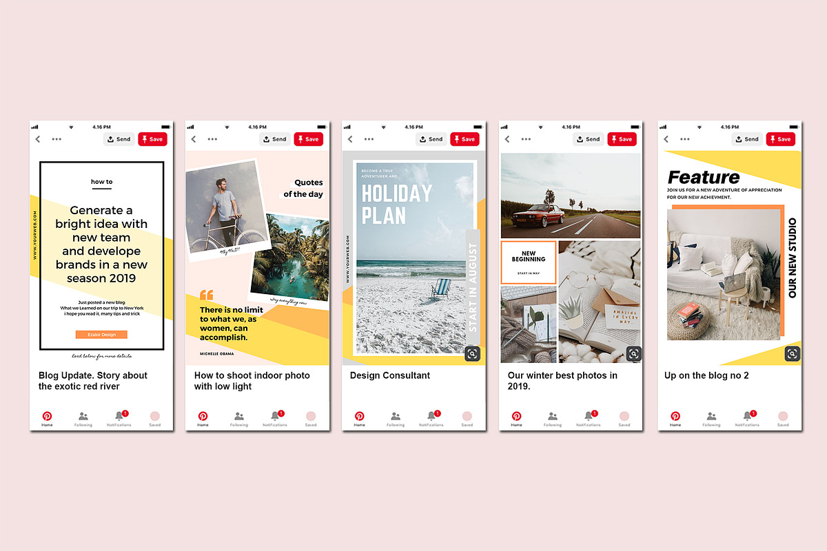 Pinterest Bold, a Social Media Template by Analogi Studio (Photo 5 of 10)
