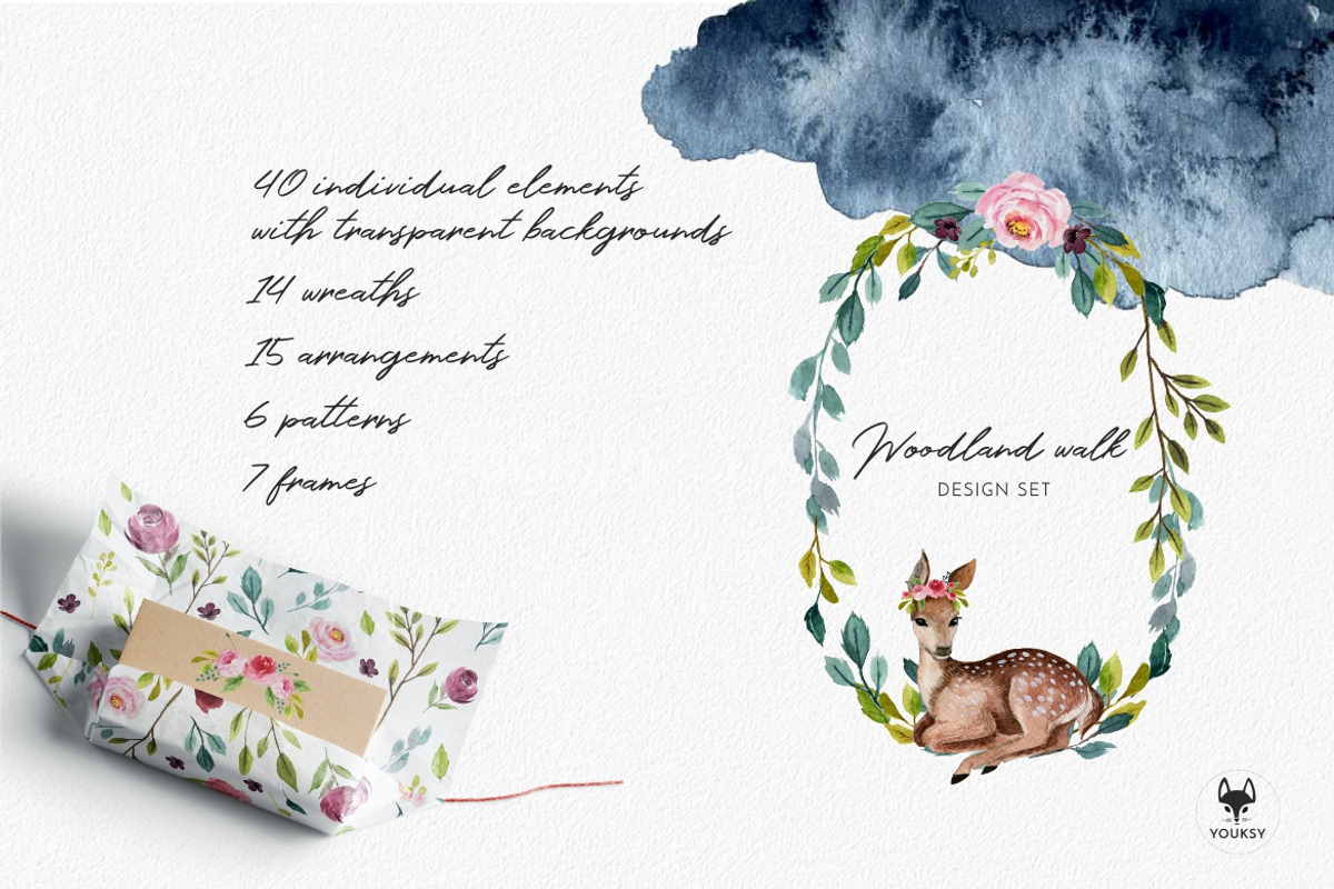 Woodland walk, an Animal Illustration by Youksy (Photo 2 of 10)