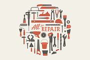 Repair and Workers Vector Drawings, an Object Illustration by Adiemus (Thumbnail 4 of 6)