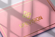 Luxury Golden Embossed Logo Mockup, a Product Mockup by INTENTFX (Thumbnail 7 of 8)