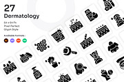 Dermatology Icons Set - Glyph, a Solid Icon by Kmg Design (Thumbnail 1 of 2)