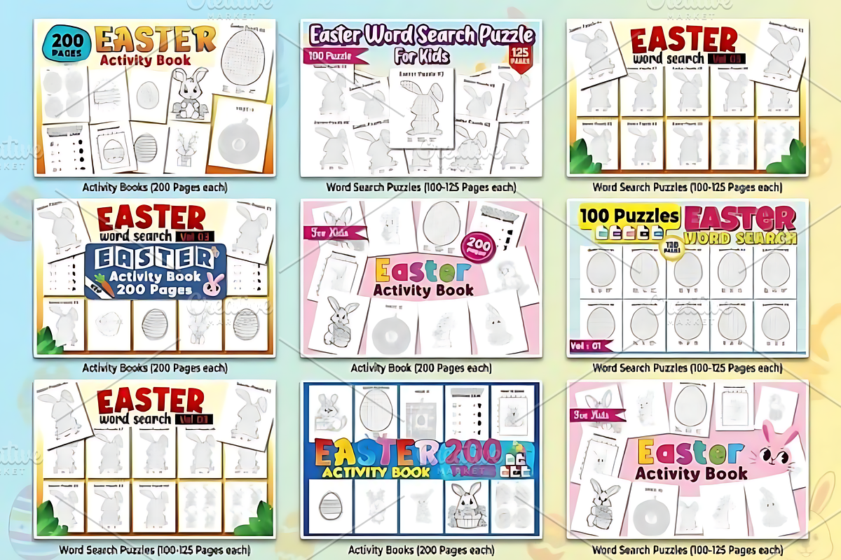 1500+ EASTER ACTIVITY MEGA BUNDLE, a Seasonal Illustration by Ink Gallery