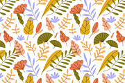 Modern floral seamless patterns set, a Pattern Graphic by Good Studio (Thumbnail 4 of 10)