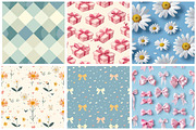 Pastel Gift & Deco Seamless Patterns, an Illustration by DreamArtGraphic (Thumbnail 5 of 5)