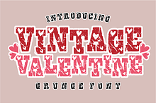 Vintage Valentine – Distressed Heart