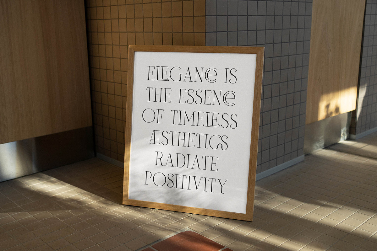 Milegance Modern Display Serif, a Serif Font by Letterena Studios (Photo 3 of 15)