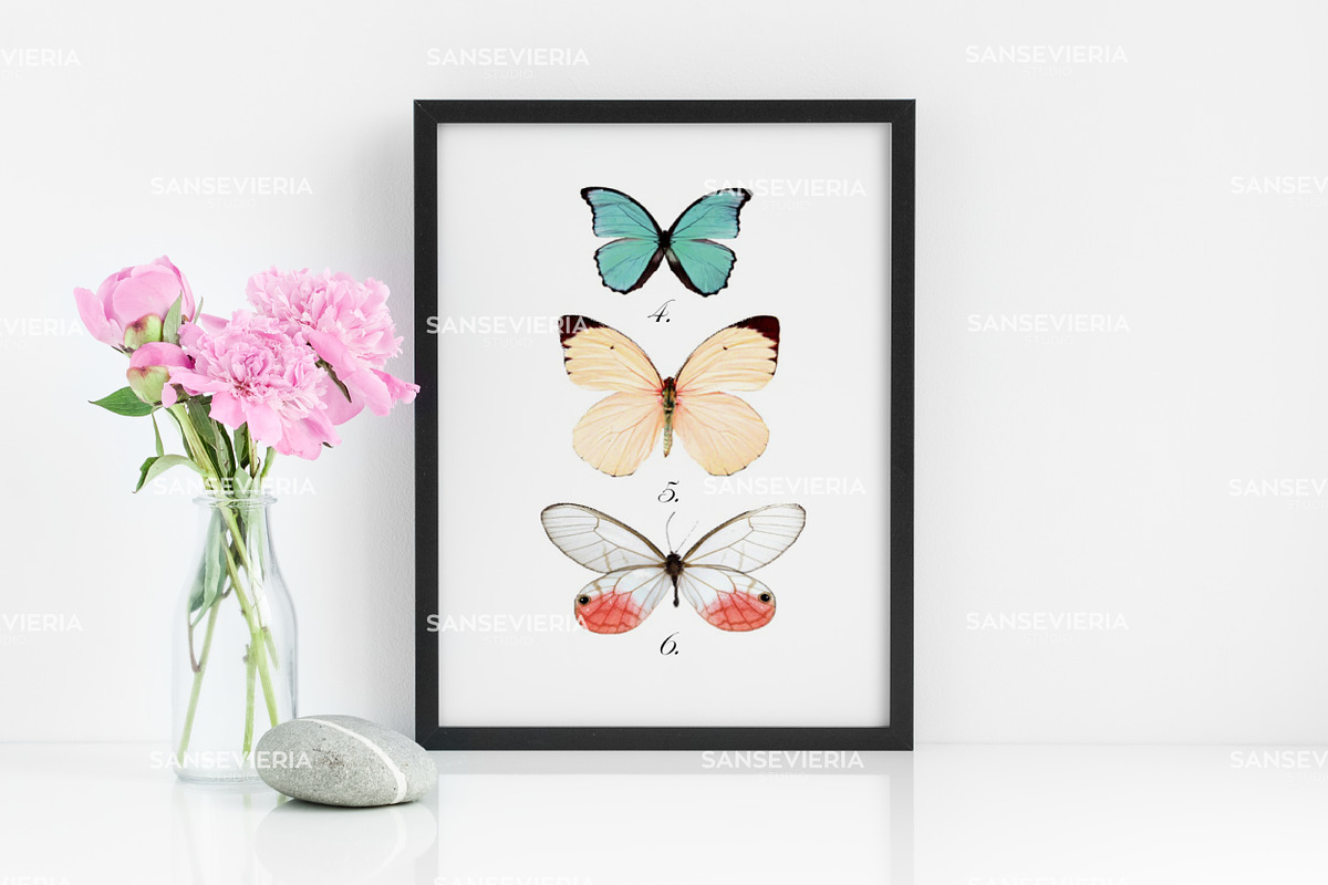 Frame mockup 30x40 12x16 3:4 peony, a Print Template by Grace White (Photo 3 of 4)