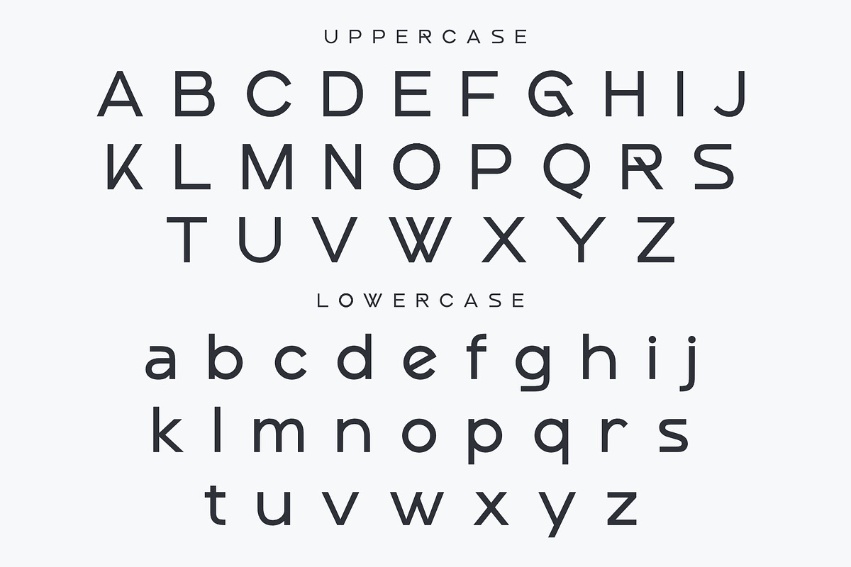 Godber - Modern Ligature Sans Serif, a Sans Serif Font by Sealoung (Photo 10 of 11)