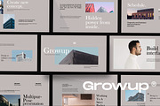Growup - Architecture Google Slide, a Presentation Template by Dirtytemp Studio (Thumbnail 1 of 11)