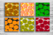 CITRUS lemonade patterns, a Pattern Graphic by Retro Graphic Box (Thumbnail 2 of 6)