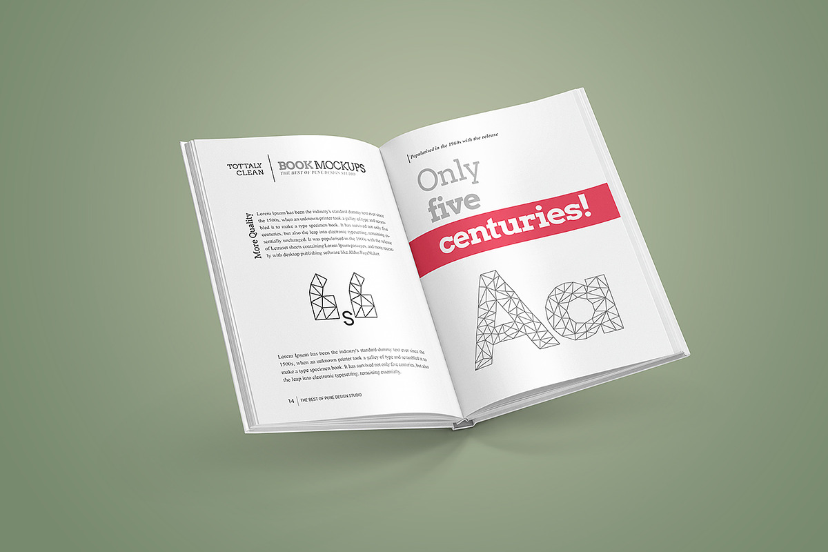 Book Mock-Up / Hardcover Edition, a Books & Magazine Mockup by PuneDesign (Photo 3 of 13)