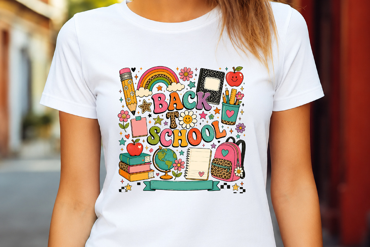 Cute Back To School PNG, a Seasonal Illustration by DreamArtGraphic (Photo 4 of 5)