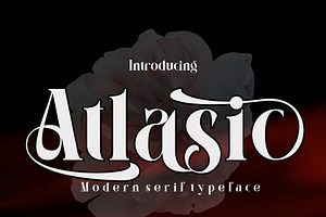 Atlasic, a Serif Font by Canden Meutuah