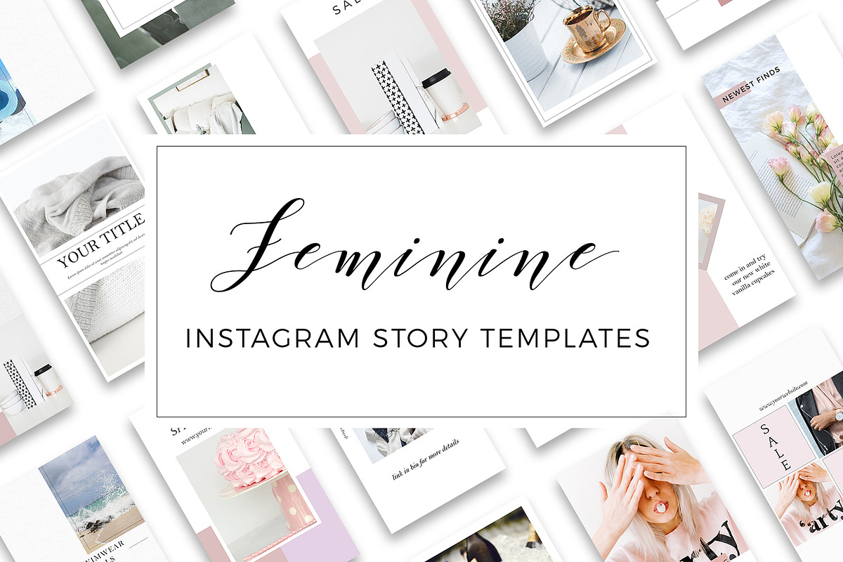 Instagram Story Templates, a Social Media Template by Dana Nicole Designs (Photo 1 of 5)