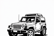 Jeep Vector Traveled design, perfect, an Illustration by Amazin_art (Thumbnail 6 of 9)