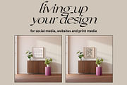 Artwork Frame Mockups Square Ratio, a Household Mockup by Bonumo (Thumbnail 8 of 10)
