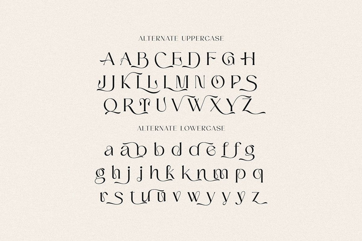 Letanger Elegant Deco Serif, a Serif Font by Cruzine (Photo 7 of 9)