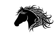 Elegant horse head wall decor design, an Illustration by Amazin_art (Thumbnail 8 of 25)
