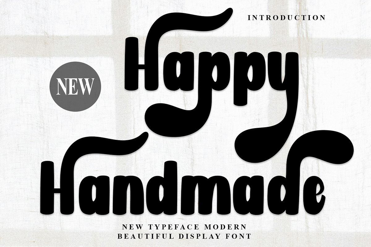 Happy Handmade, a Script Font by InermediaSTUDIO (Photo 1 of 8)
