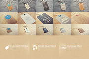 Tags / Labels Logo Mockup, a Mockup by eamejia (Thumbnail 2 of 5)