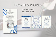 Blue Scandinavian Template Bundle, a Stationery Template by Alisa Mikibith Art (Thumbnail 19 of 19)