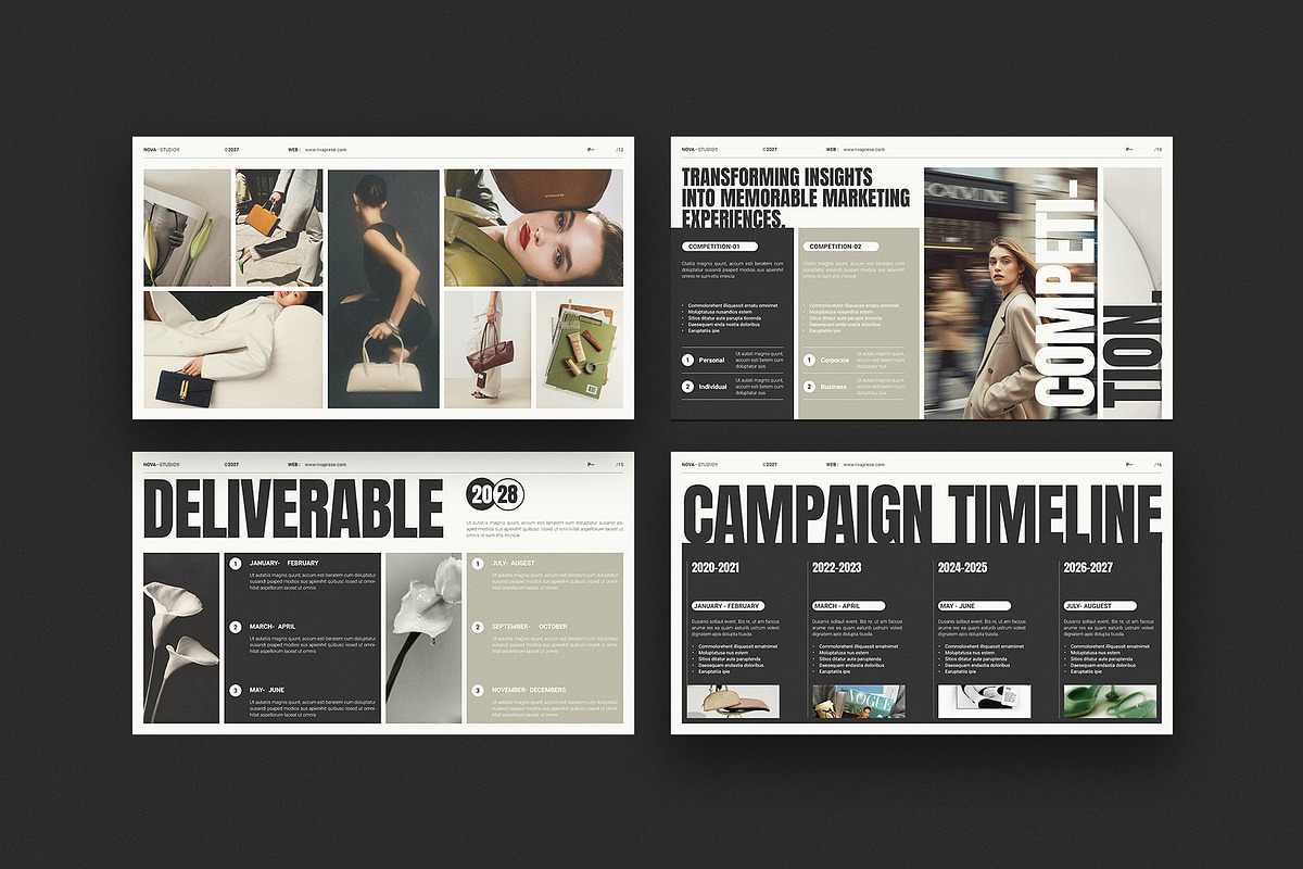 Creative Brief Campaign Presentation, a Presentation Template by Studio Monova (Photo 12 of 13)