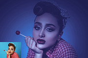 Dark Light Effect PS Action, an Action Add-On by Studio Retouch (Thumbnail 3 of 9)