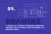 White Marker sketching font, a Font by kaer_shop (Thumbnail 3 of 11)