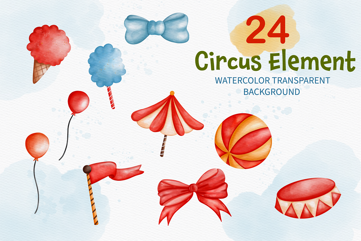 Watercolor Circus Gnome Clipart, an Animal Illustration by Apixsala (Photo 6 of 12)