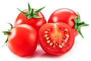 Ripe cherry tomatoes isolated, a Food & Drink Photo by Volff (Thumbnail 1 of 2)