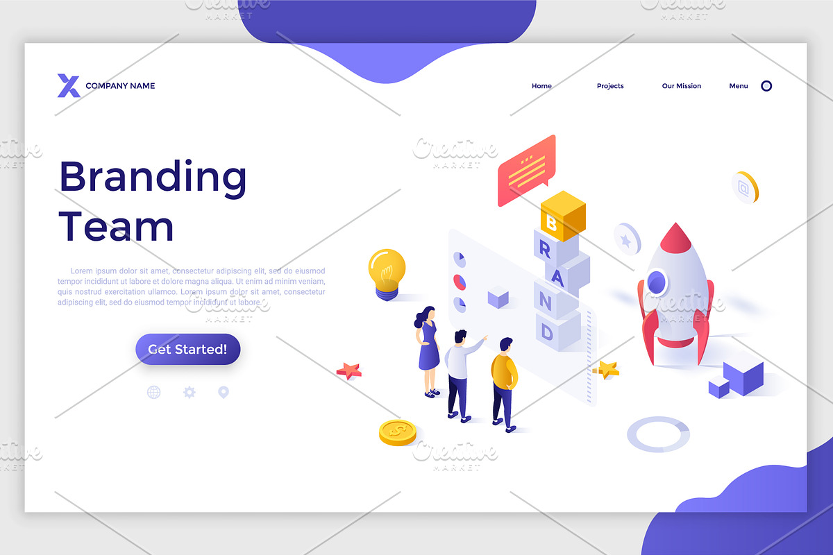 Isometric Solutions Mini. Part 21, a Templates & Theme by Andrew Kras Design (Photo 7 of 13)
