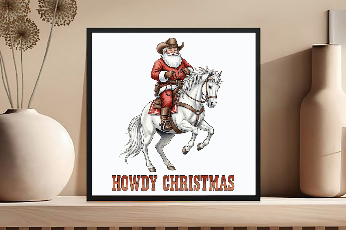 Western Christmas Png, Country Chris, an Illustration by DreamCafeArt (Photo 5 of 7)