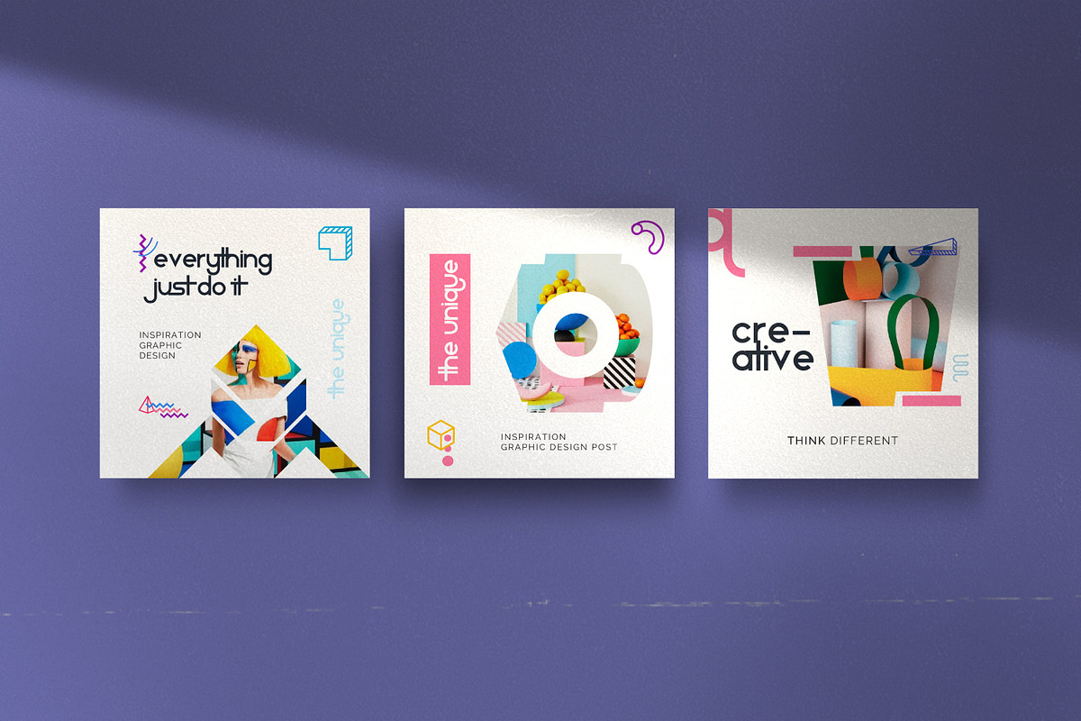 Geometri Brand Social Media Kit, a Social Media Template by Dirtytemp Studio (Photo 5 of 13)