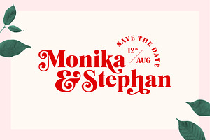 Mogan Serif Font Extras