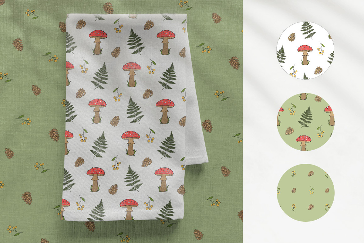 90 Camping Seamless Pattern Set, a Decorative Illustration by Mari_Caliart (Photo 9 of 14)