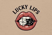 Lucky lips, a Person Illustration by Vectorlina (Thumbnail 1 of 5)