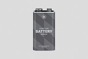 9 Volt Battery Mockup, a Product Mockup by Design Squad (Thumbnail 1 of 3)
