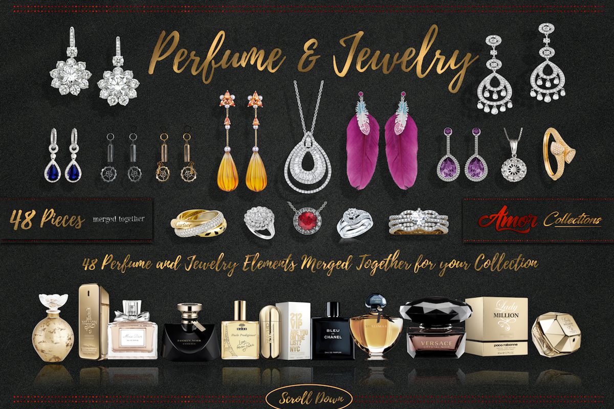 25% Off - Perfume & Jewelry / Amor, an Object Graphic by Shop (Photo 1 of 8)