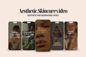 Aesthetic Skincare Instagram Reel