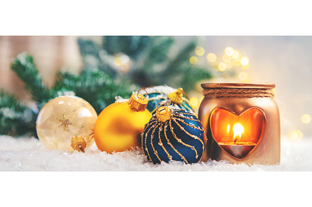 Beautiful christmas background with, a Holiday Photo by yanadjana