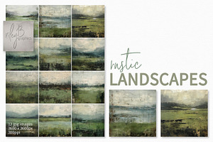 Rustic Landscape Paintings